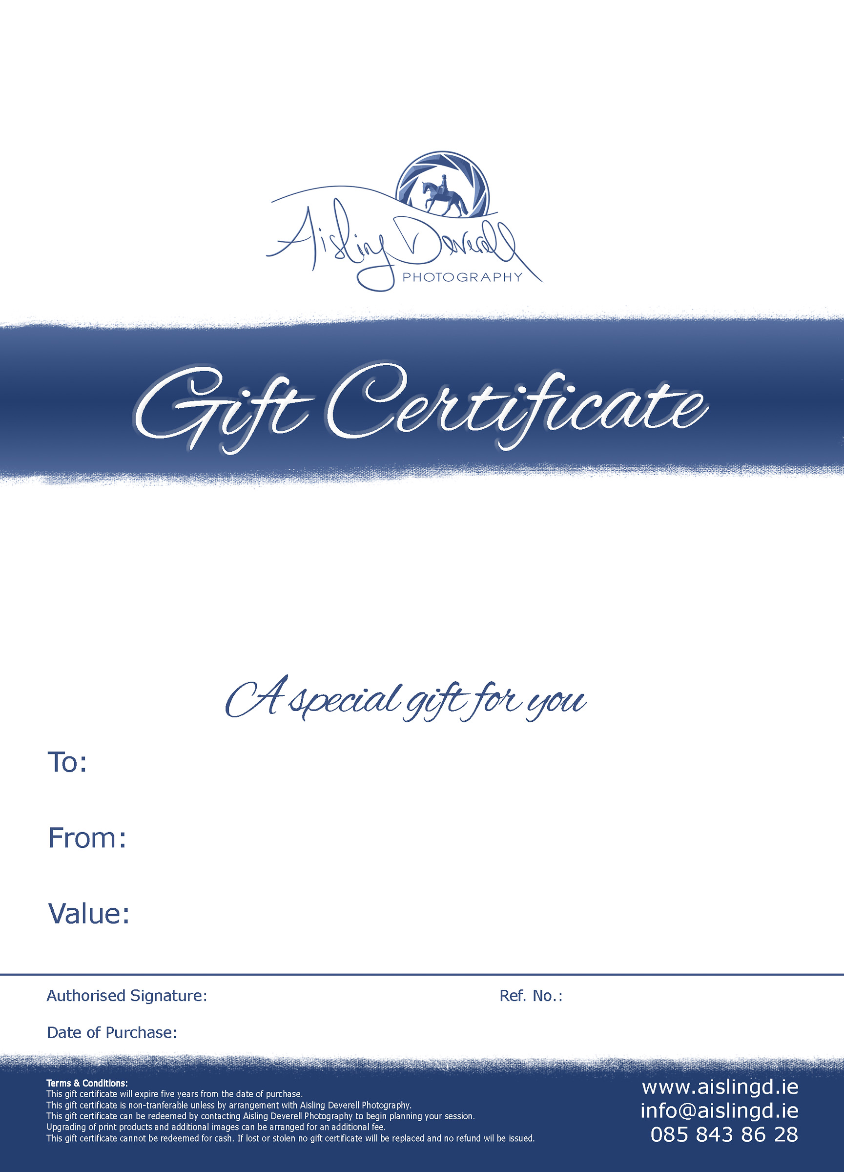 Aisling Deverell Photography Gift Certificate image